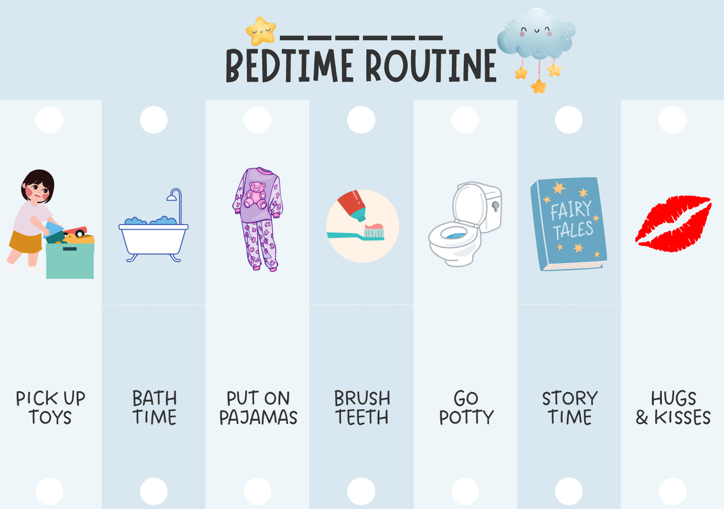 아이 수면 습관 디지털 리소스 3종 세트 / Digital Resource Bundle for Children’s Sleep Routines (3 Files)
