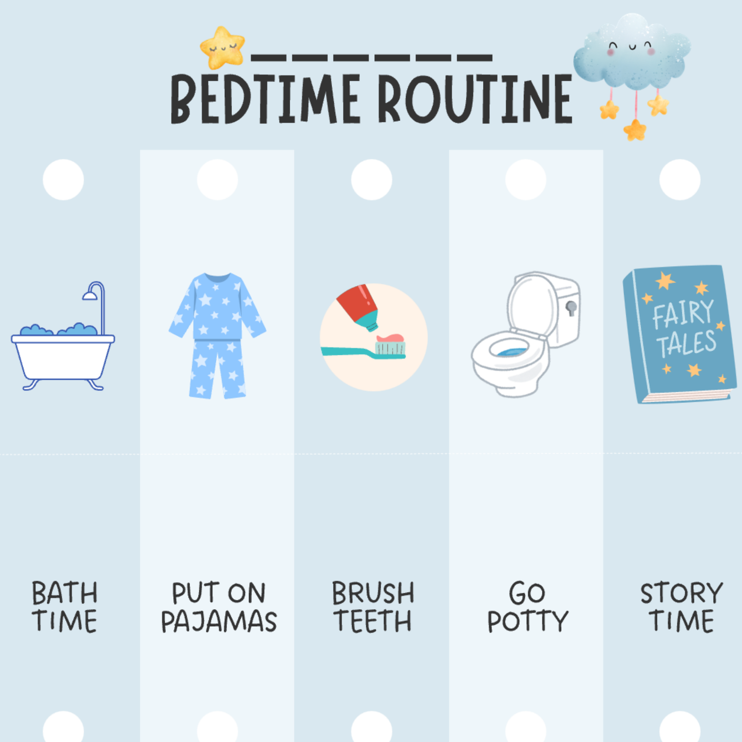 아이 수면 습관 디지털 리소스 3종 세트 / Digital Resource Bundle for Children’s Sleep Routines (3 Files)