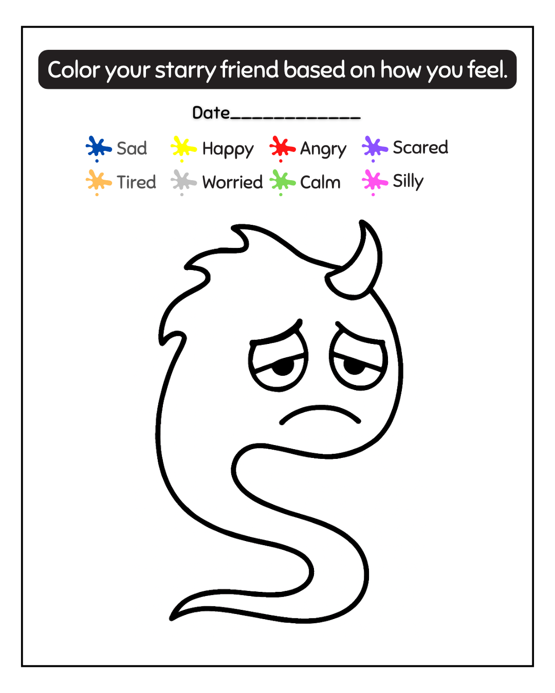 Feeling Monster: Everyday Emotion Coloring Book for Kids - Everbloom Path - Parent Coaching