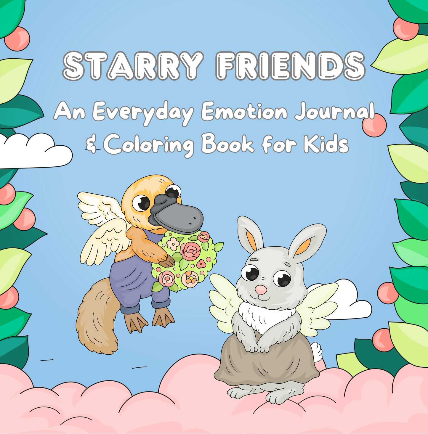 Starry Friends: An Everyday Emotion Journal & Coloring Book for Kids - Everbloom Path - Parent Coaching