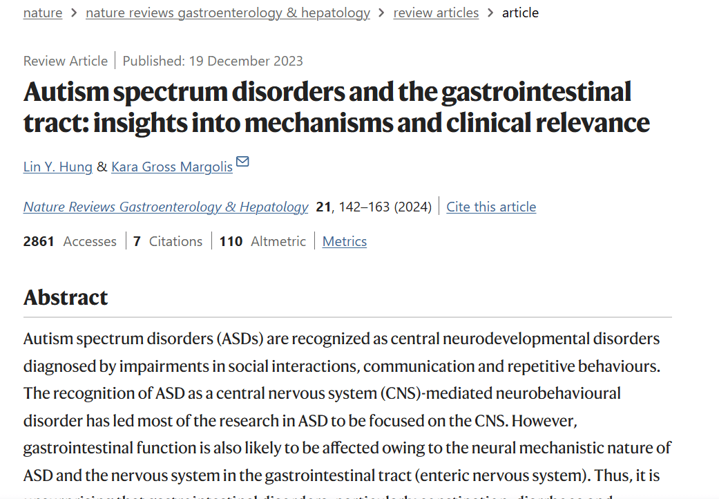"두번째 뇌" 장 건강이 ABA치료에 미치는 영향 - Everbloom Path - Parent Coaching