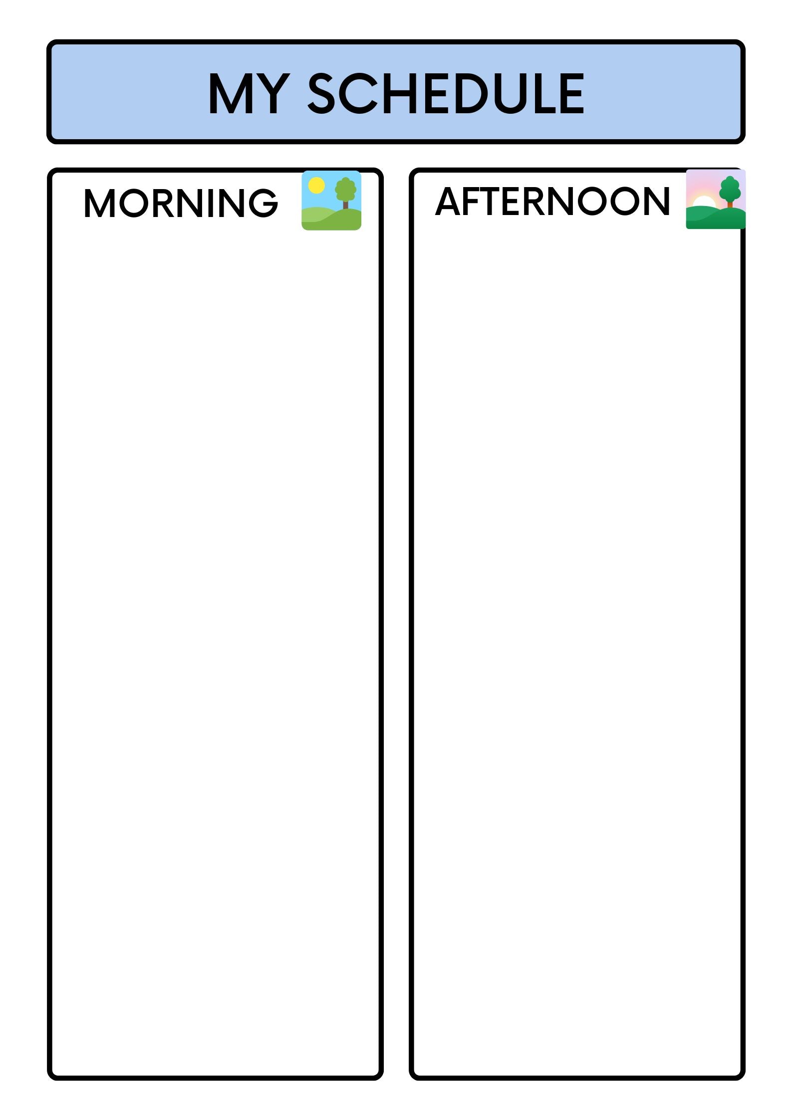 시각스케줄 1탄: 오늘의 할일, First - Then, Morning - Afternoon - Everbloom Path - Parent Coaching