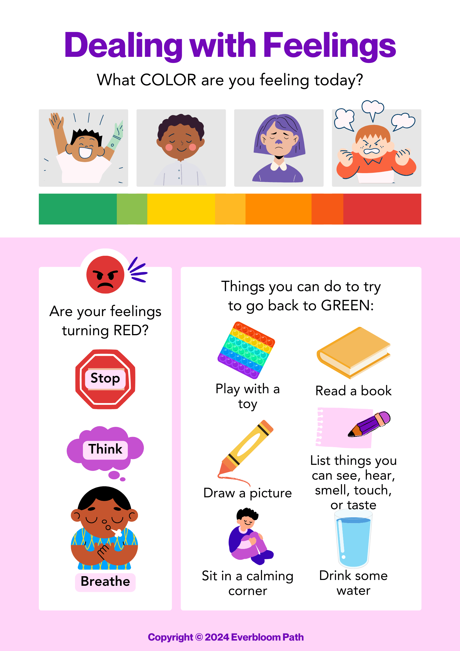 Calming Corner 포스터 - Everbloom Path - Parent Coaching